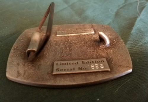 John Deere Tractors Engine Overhaul Parts; VTG. LIMITED ED.#1698 Belt Buckle