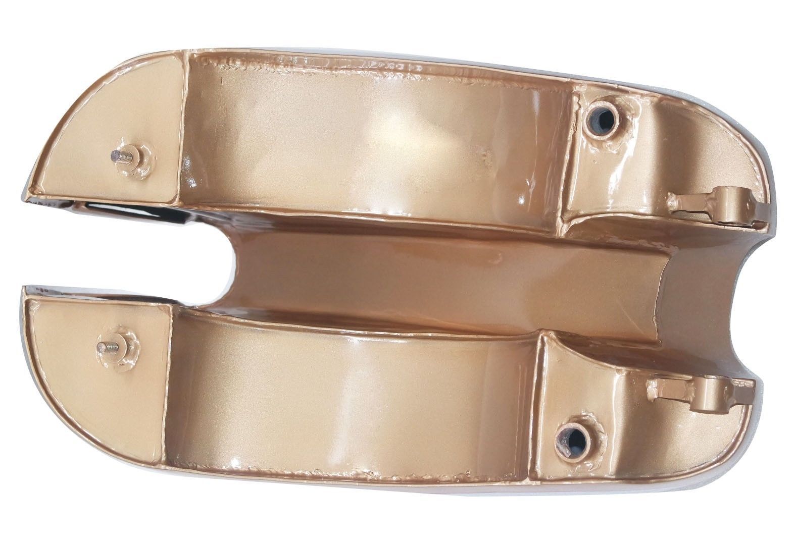 1950 BSA Golden Flash A10 Golden Painted Chrome Plated Petrol Gas Fuel Tank 
