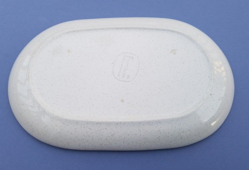 Franciscan China Modern Oasis Pattern Tray / Butter Base Atomic Era