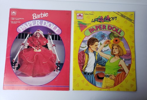 Paper Dolls Uncut Books Lot Of 9 Barbie Disney Shirley Temple More Vintage