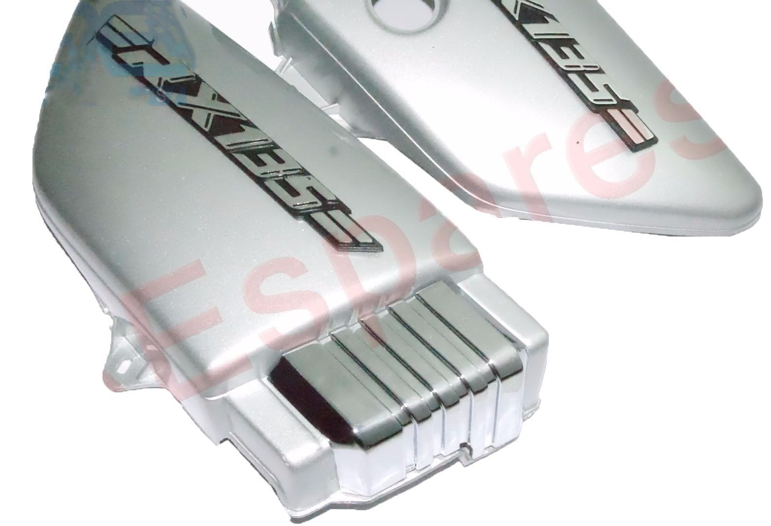 Yamaha RX135 Side Panel Set Silver Plastic Made For RX 135 cc Motorcycle  