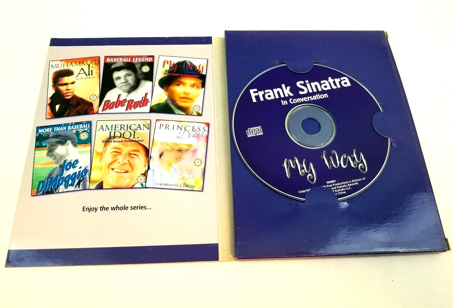 Frank Sinatra, Muhammad Ali In Conversation Audio Books On CD Part Set Of 2