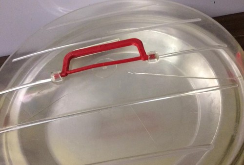 VTG CENTURY ALUMINUM WARE USA PIE CARRIER W/ LID 11.5” TOTAL, FOR 9” PIE