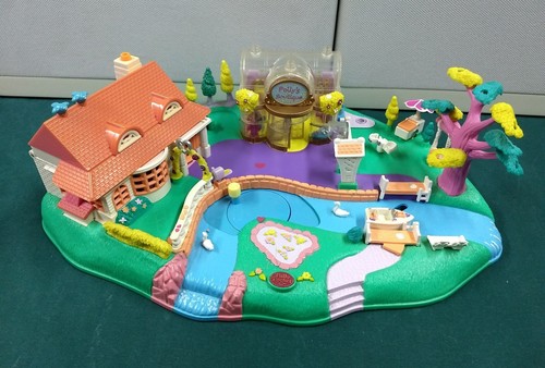 VTG Bluebird Polly Pocket Dollhouse Houses Figures and Accessories