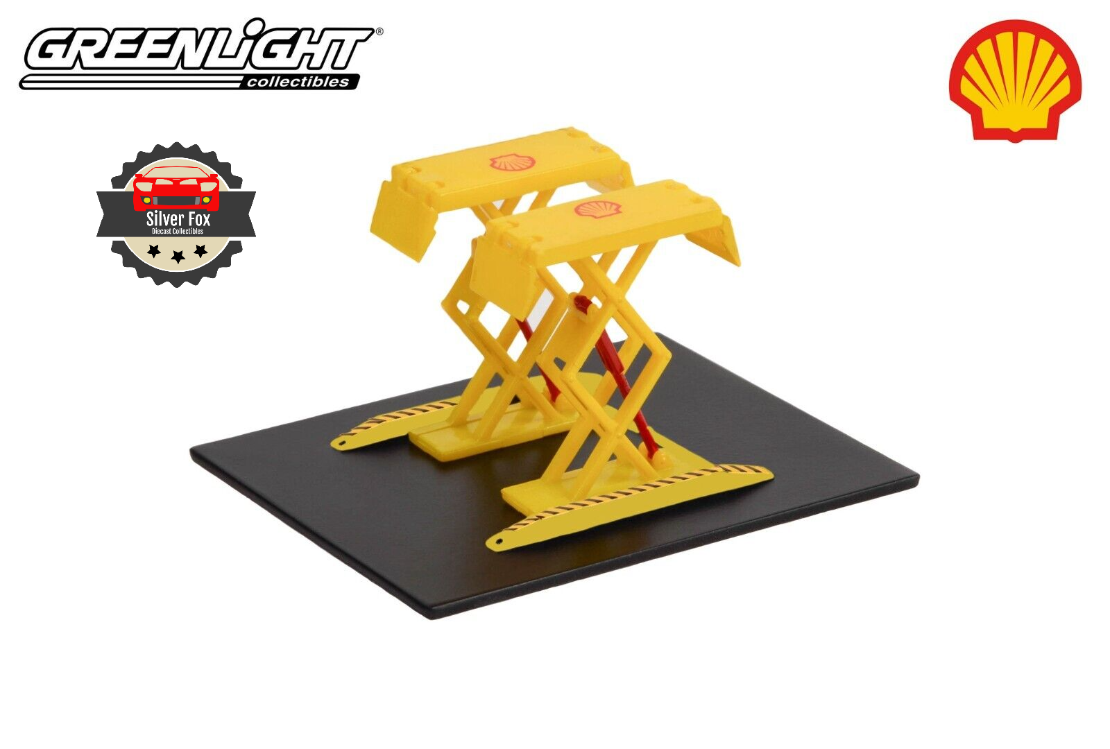 Greenlight 1:64 Double Scissor Lifts Series 1 – Shell Oil 16160-C