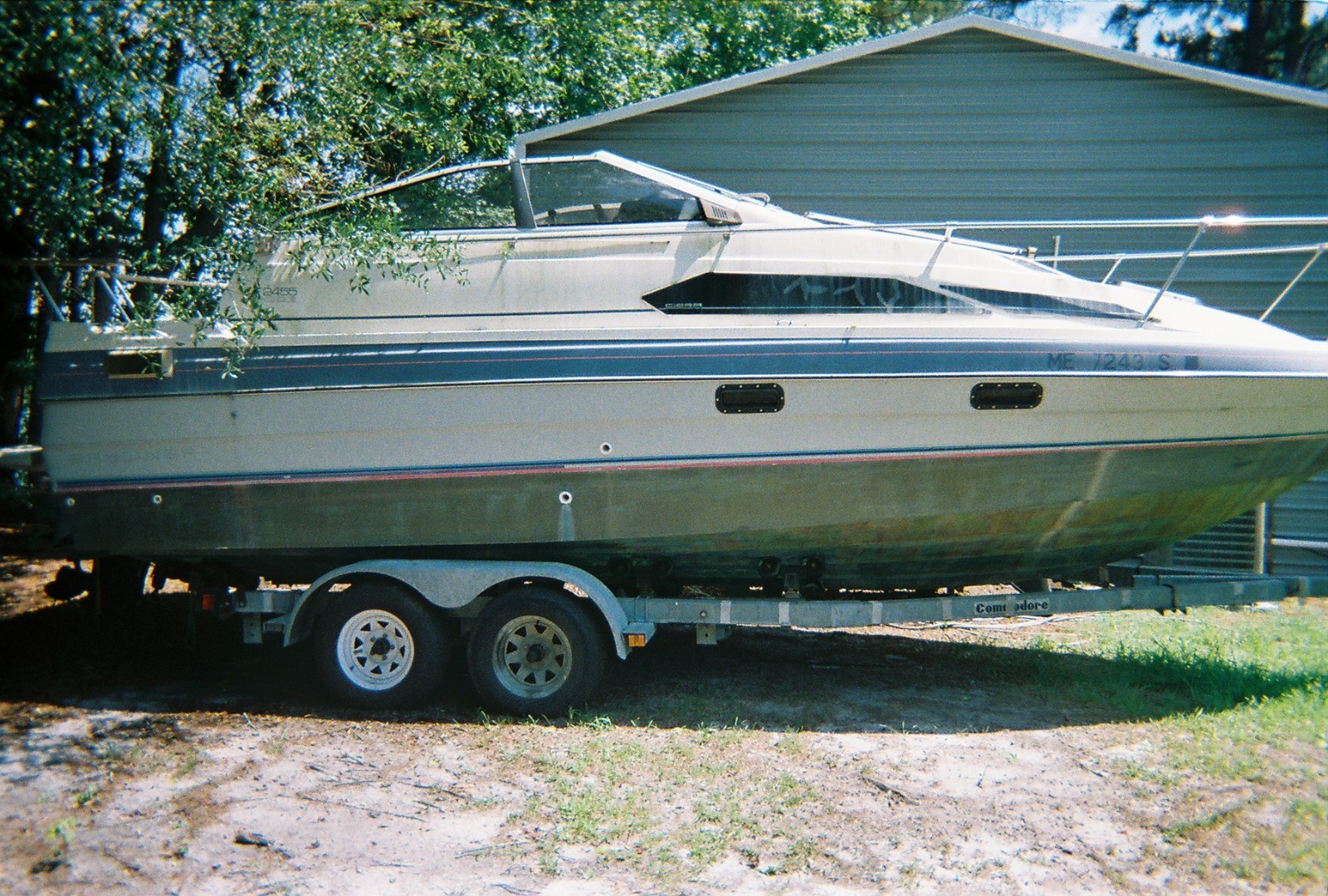 1989 Bayliner 26' Cabin Cruiser AND TRAILER- South Carolina