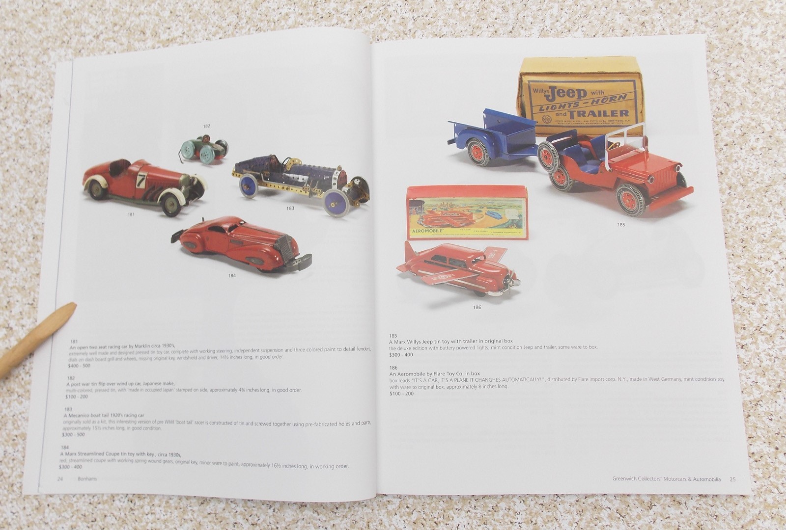 BONHAMS Automobile Car Auction Catalog Concours D'Elegance Greenwich 2011