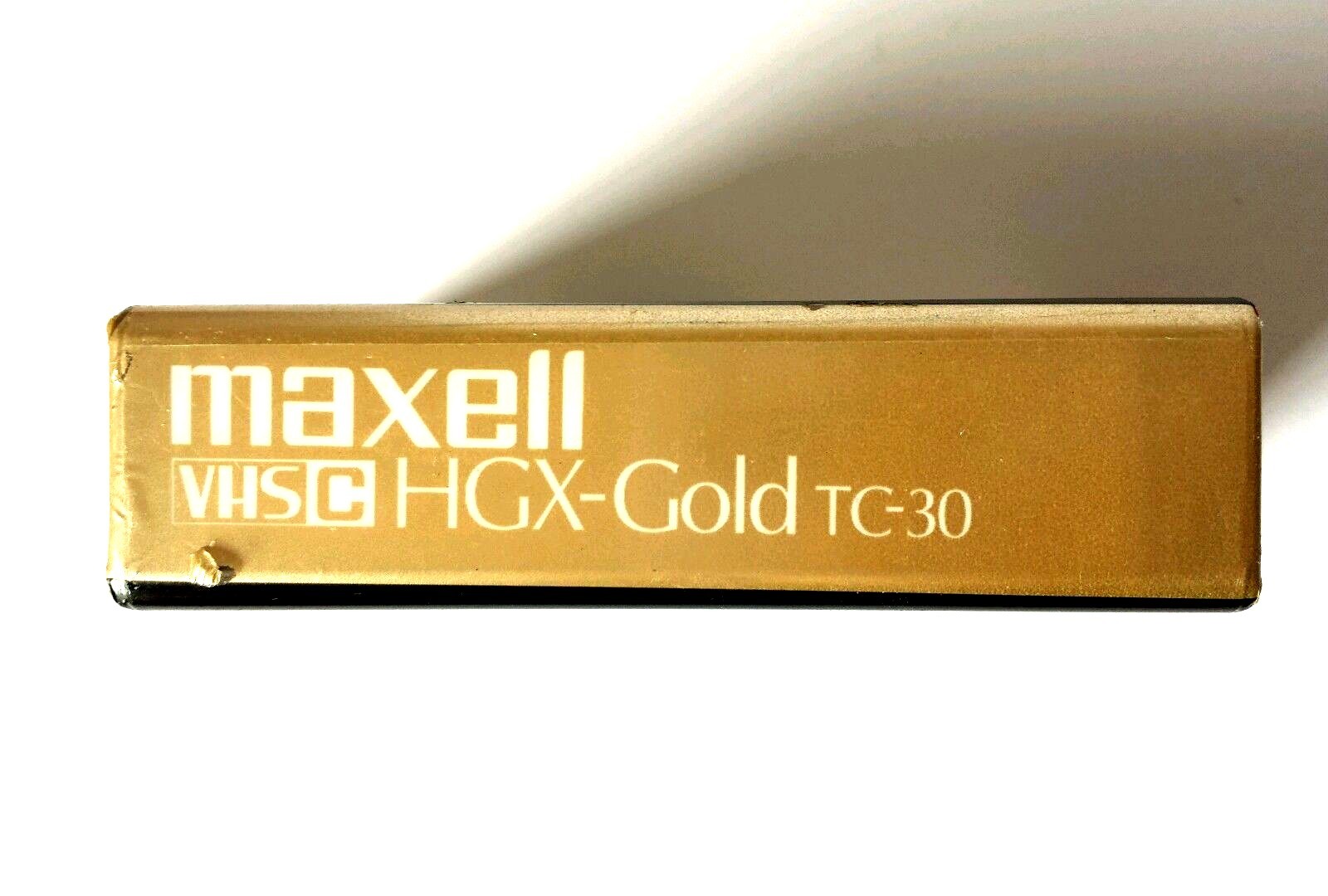 Maxell Camcorder Videocassette TC-30 VHS-C HGX-GOLD NEW SEALED