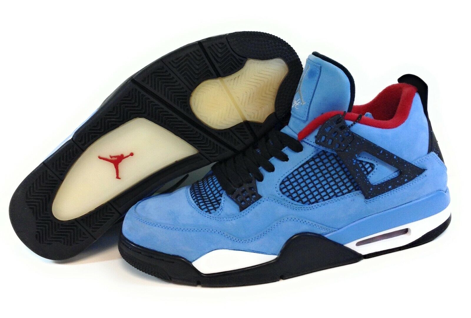 Mens Air Jordan 4 Retro 308497 406 Travis Scott Blue Cactus Mens Air Jordan 4 Retro 308497 406 Travis Scott Blue Cactus