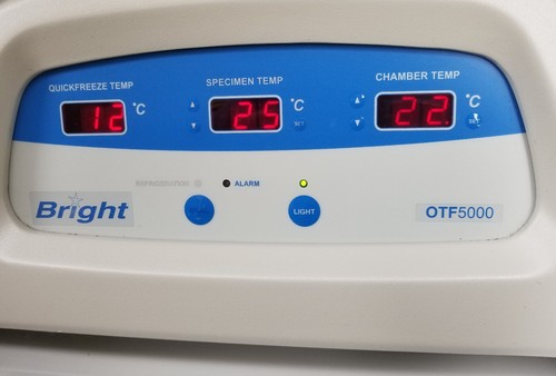 Bright Instrument OTF5000 Cryostat Standing Refrigirated 5040 Microtome CryoJane