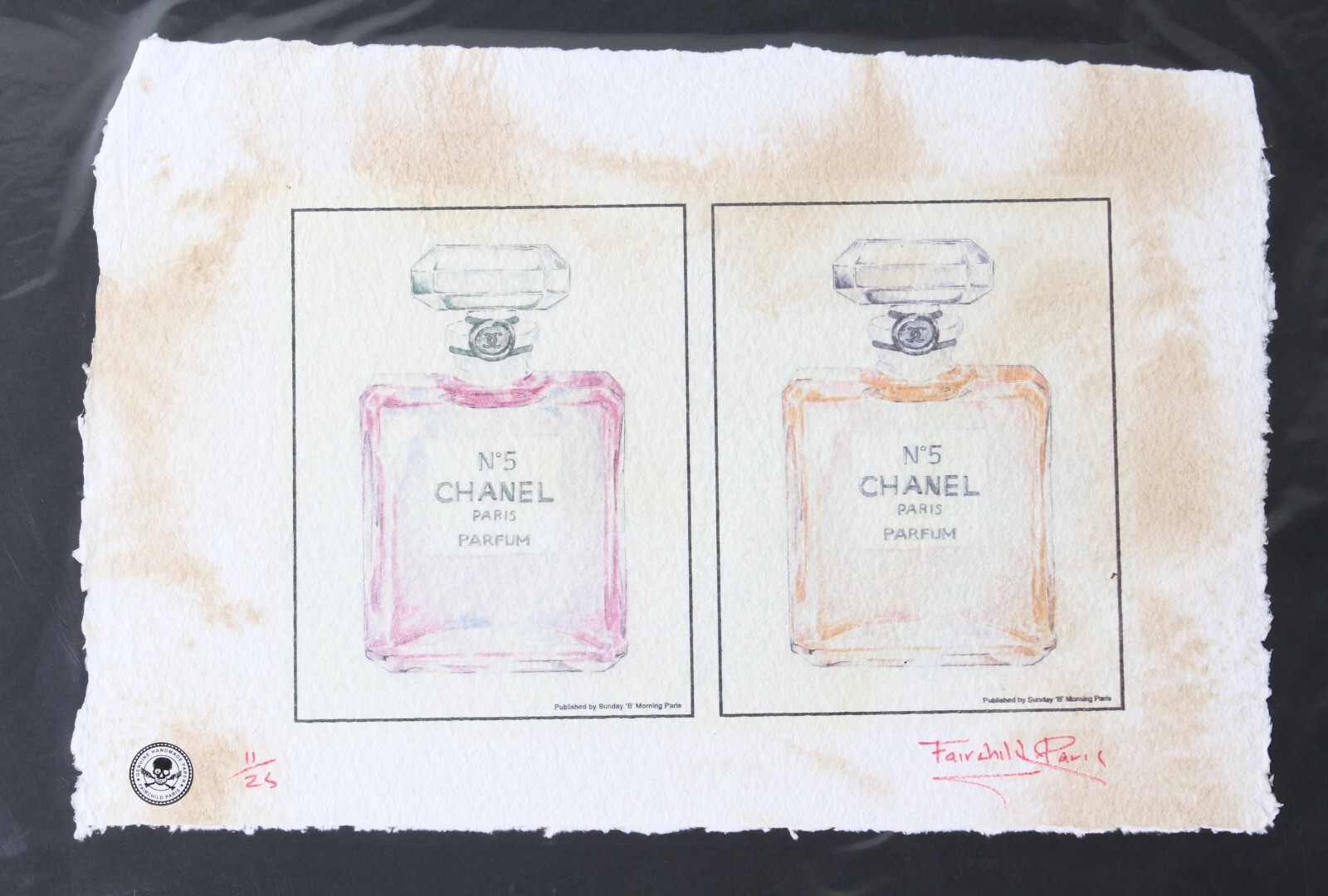 超希少! Chanel No 5 Parfum/ Fairchild Paris Chanel No.5 Perfume Print By Fairchild Paris LE 11/50 | eBay