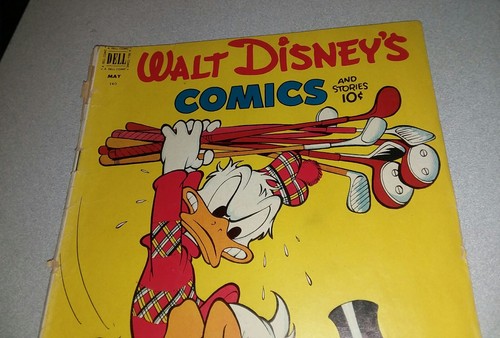 DELL WALT DISNEY COMICS AND STORIES 140 1952 1ST GYRO GEARLOOSE APPEARANCE BARKS
