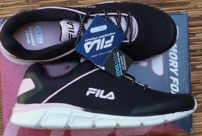 FILA MEMORY COUNTDOWN 5 WOMENS LITE COOL MESH RUNNING SHOES MEMORY FOAM LIST $60