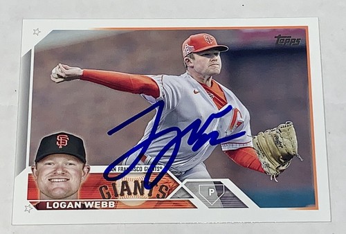 Logan Webb Autograph サイン 2023 Topps　オート Logan Webb SIGNED 2023 Topps Series Two Card #368 Auto San