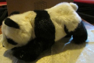 FOLKMANIS PANDA BEAR HAND PUPPET STUFFED PLUSH ANIMALS