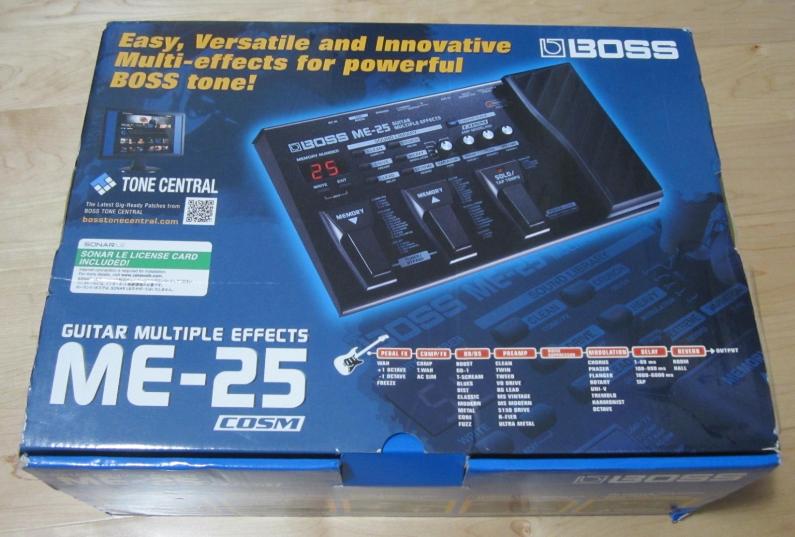 BOSS ME-25 Guitar Multi-Effects COSM Pedal 761294411698| eBay BOSS ME-25 Guitar Multi-Effects COSM Pedal 761294411698| eBay