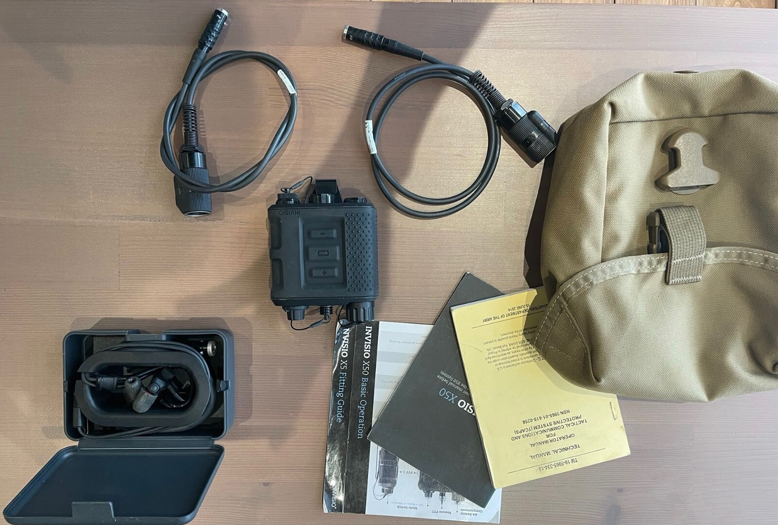 Invisio X50 TEA INV-X50 Dual Comm Digital Bone Conduction In