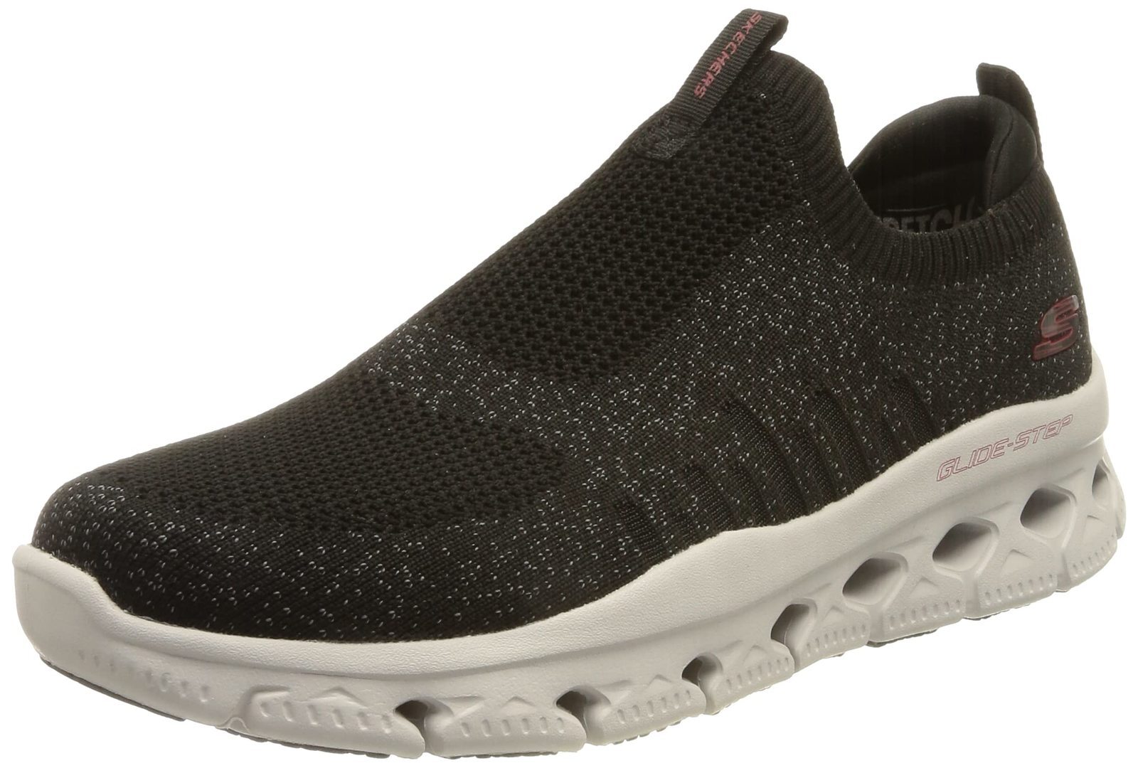 

Черные мужские туфли Skechers Glide Step Flex с гелевой пеной с эффектом памяти, комфортные 232325, Черный, Skechers Glide Step Flex