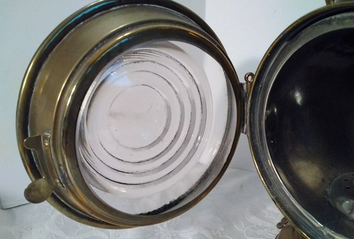 BEAUTIFUL ANTIQUE CT Ham Co Brass Lantern 1907, Rochester