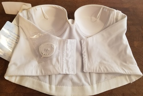 Maidenform 7115 The Dream Push Up Bustier Underwire Bra 34A White