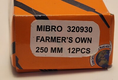 12 Pack  10''  Framers Own Files Mibro, With 60 Years Of  Quality