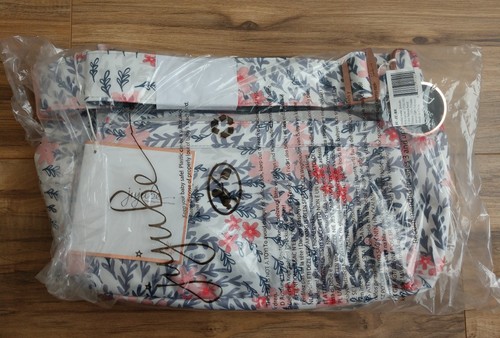 NWT JuJuBe Sakura Swirl Hobobe Diaper Bag