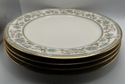 Noritake Miyoshi 4 Dinner Plates 10 1/2  Across 7194 Japan