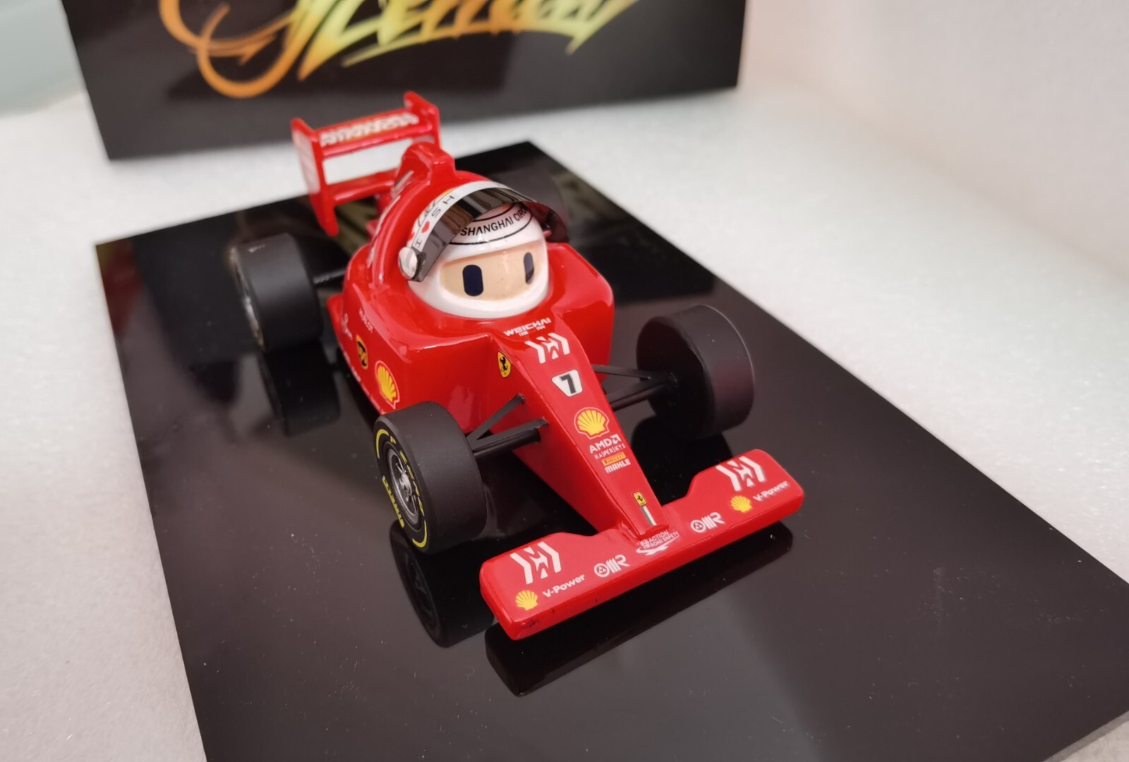1/43 KIMI RAIKKONEN Ferrari F1 SF71H GP 2018 Q CAR Red | eBay