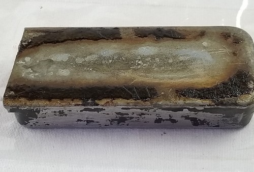 Vintage Old Reliable Babbitt Metal Ingot Paper Weight Rare Genuine