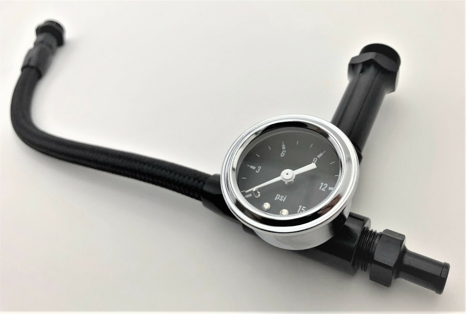 Holley Carburetor Fuel Line 4150 4160 Quickfuel Aed Dual Feed Gauge 0