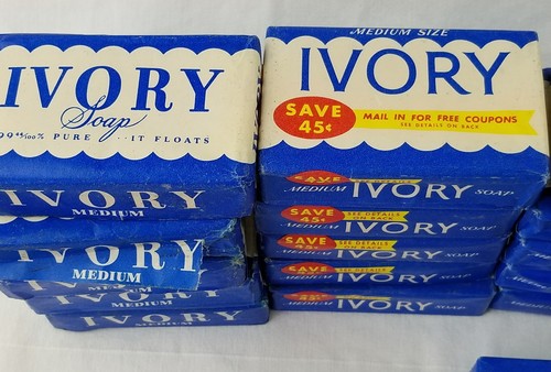 huge lot of 27 bars of vintage Ivory soap full size medium it floats! USA MADE