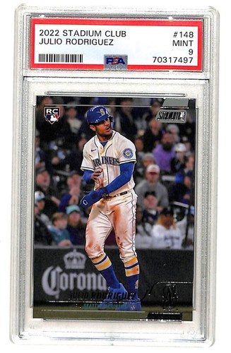 2022 Topps Stadium Club #148 Julio Rodriguez rookie RC card 2022 Topps Stadium Club #148 Julio Rodriguez rookie RC card
