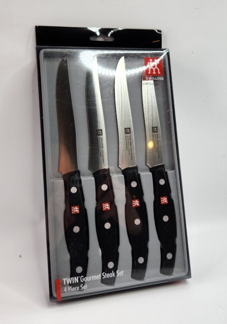 J.A. Henckels Zwillingステーキナイフセット 4本 ブラック Amazon.com: ZWILLING TWIN Gourmet Steak Knives Set of 4