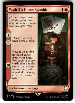 Vault 21: House Gambit 69 Rare Universes Beyond: Fallout Magic: The Gathering NM