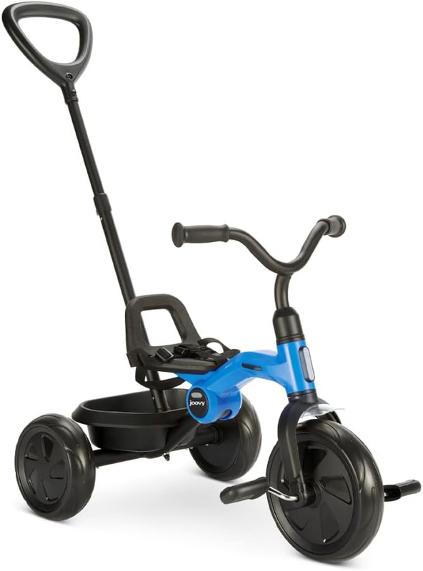 Tricycoo Fold & Go Toddler Tricycle Featuring Removable, Adjustable Push Handle,