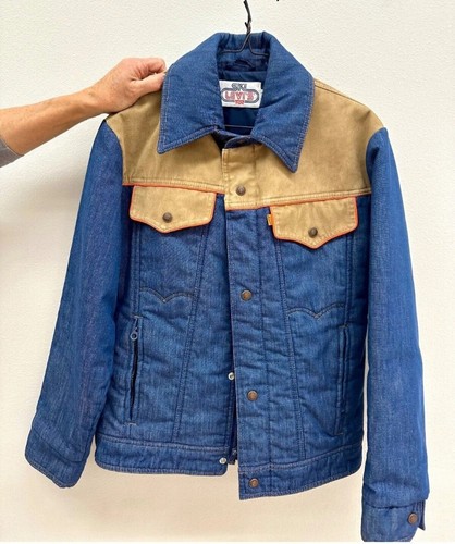 🚨🔥Vintage Levi's Ski Jacket Mens Med Orange Tab 2 Tone 🚨🔥Vintage Levi's Ski Jacket Mens Med Orange Tab 2 Tone