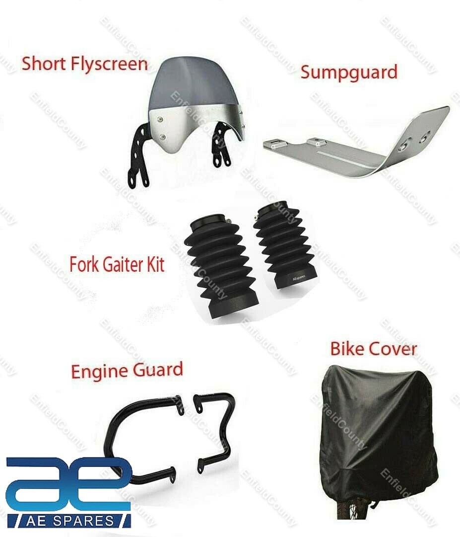 For Royal Enfield Interceptor 650 Accessories Accessory Combo Pack 5 Pcs 