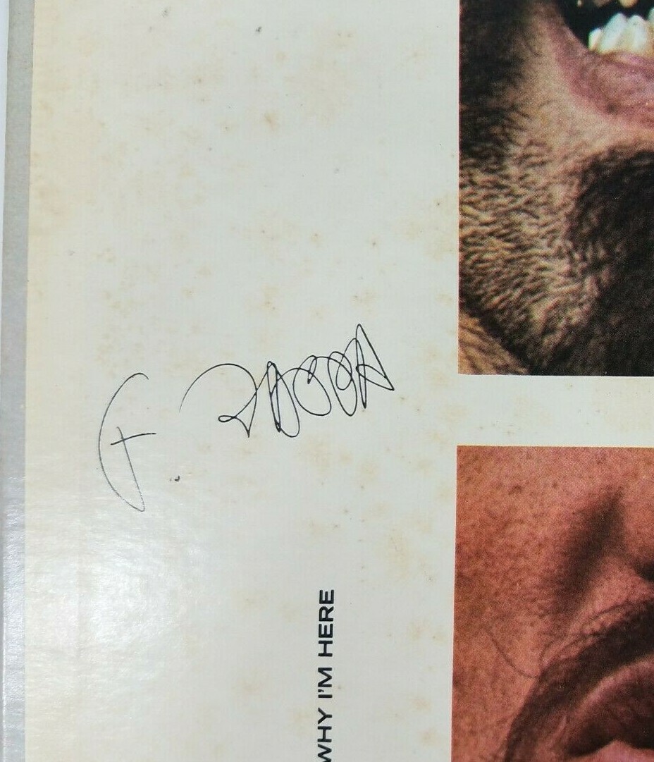AUTOGRAPHED Frank Zappa Mothermania Best of Mothers gatefold vinyl record Tested