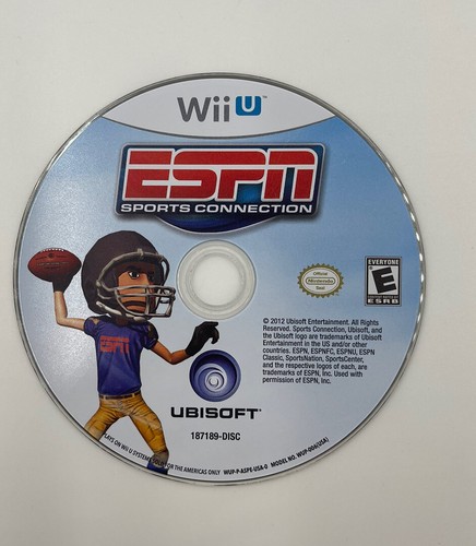 ESPN Sports Connection (Nintendo Wii U) Disk Only Untested