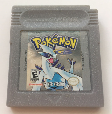Pokemon Silver Version (Nintendo Game Boy Color, 2000) See Pics