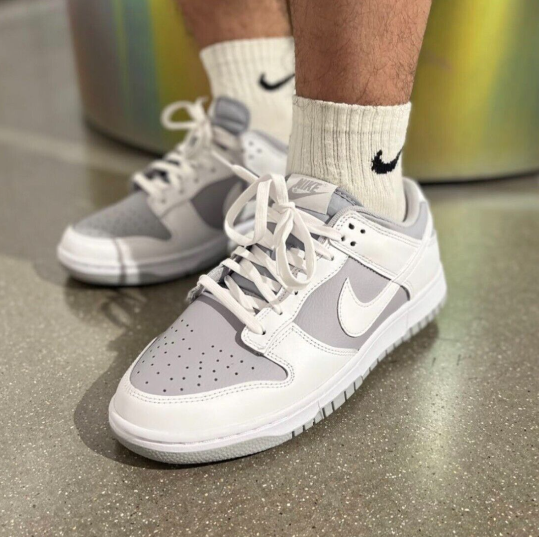 nike dunk low retro white neutral grey DJ6188-003 Size 8 8.5 nike dunk low retro white neutral grey DJ6188-003 Size 8 8.5