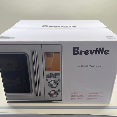 Breville 1.1 Cu. Ft. The Combi Wave 3-in-1 Stainless Convection Microwave NEW