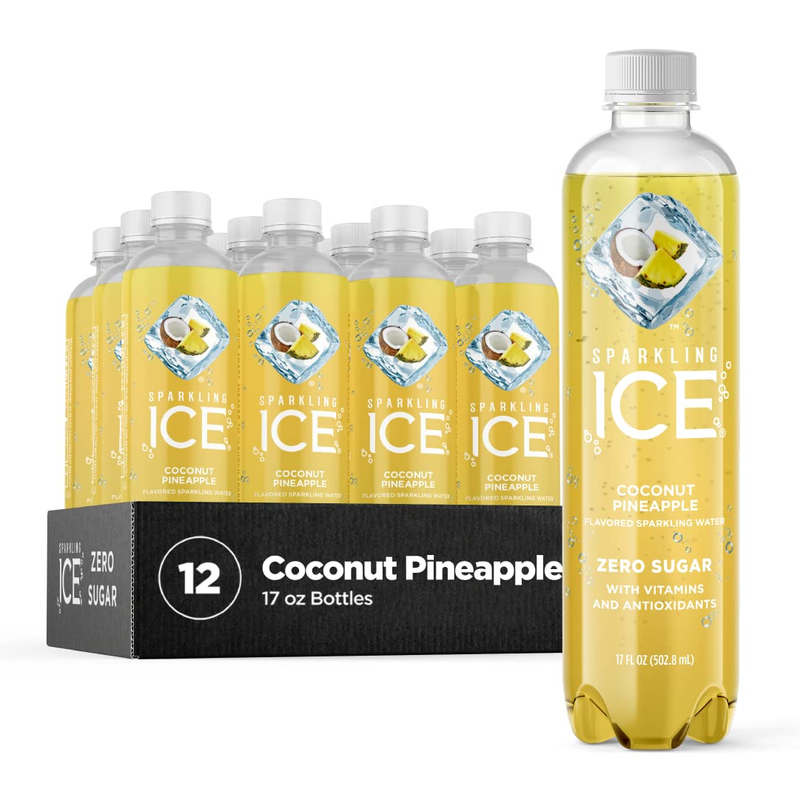 Sparkling Ice, Coconut Pineapple Sparkling Water, Zero Sugar