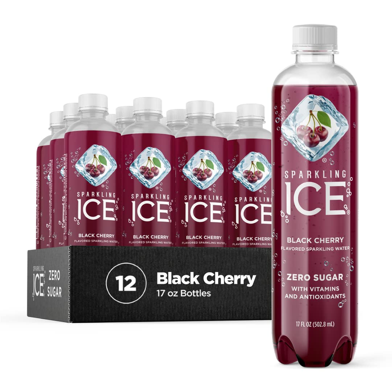 Sparkling Ice, Black Cherry Sparkling Water, Zero Sugar Flav