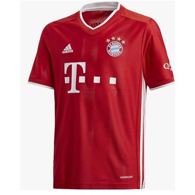 adidas Kid's FC Bayern 2020-21 Home Jersey (X-Large) FCB True Red 