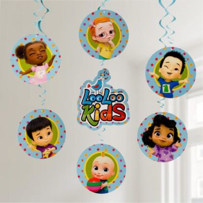 LooLoo Nursery Rhymes Party In A Box 102pc Serves 10 Kids Birthday Decor