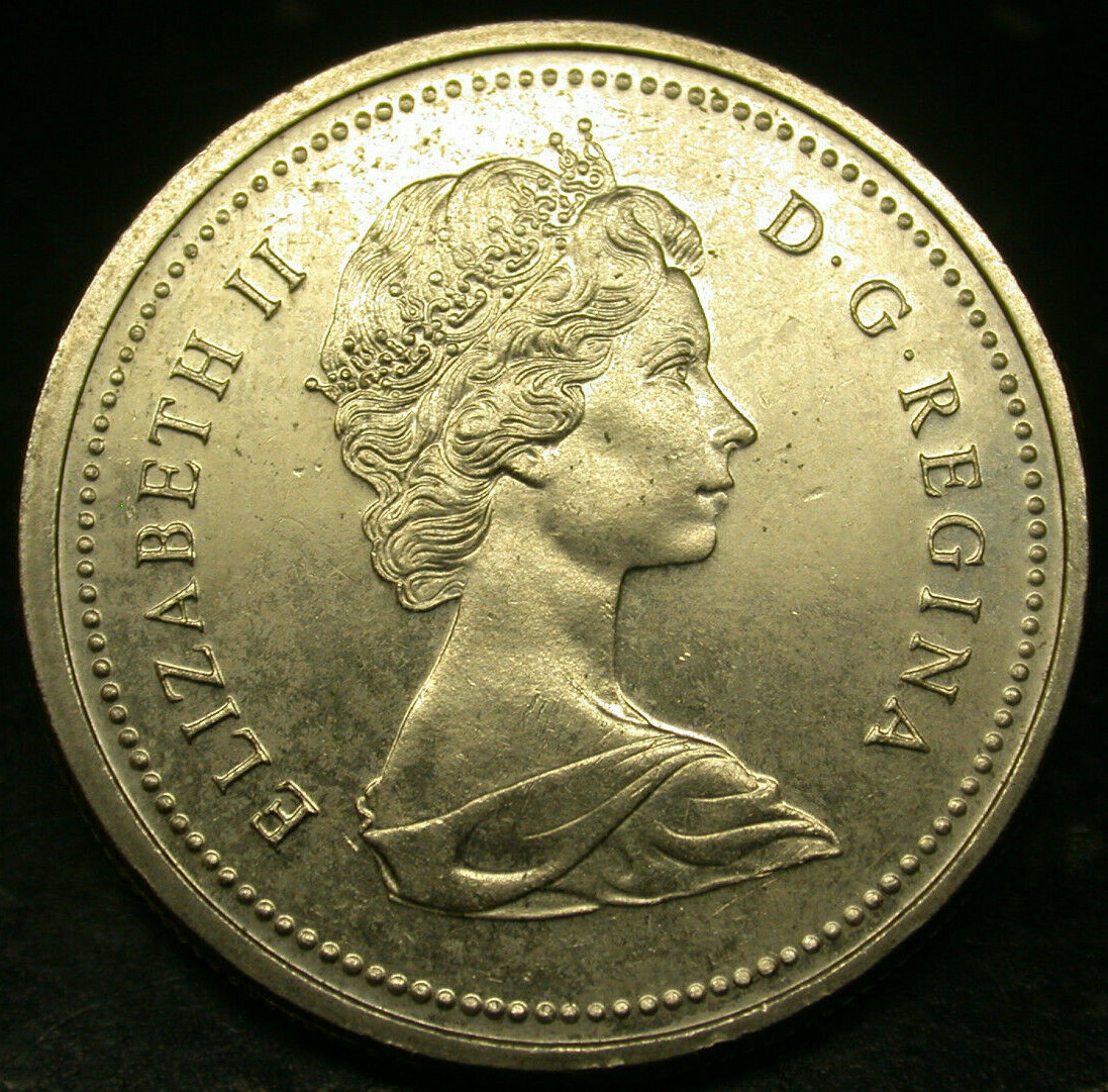 1975 Canada ONE DOLLAR Large Voyageur Dollar Coin GREAT