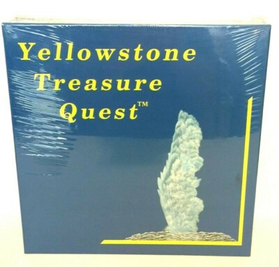 Yellowstone Treasure Quest Board Game Vintage 1988 New in box Family Party Game 
