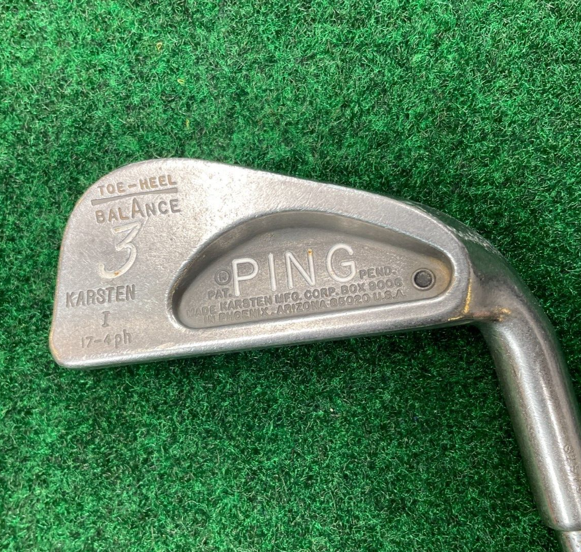 PING Karsten 1 Black Dot 3-iron PING S-flex shaft Lamkin Silhouette grip RH
