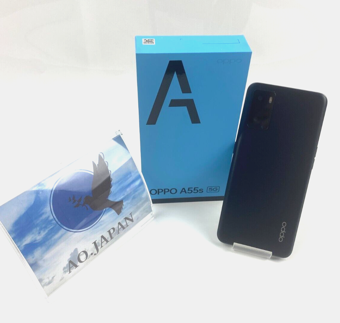 OPPO A55s 5G Black Android Smartphone Unlocked Japan OPPO A55s 5G Black Android Smartphone Unlocked Japan